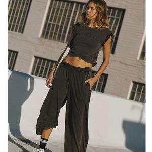 FP Movement by Free People Black Joggers